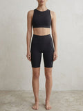 Black High Waisted Biker Shorts