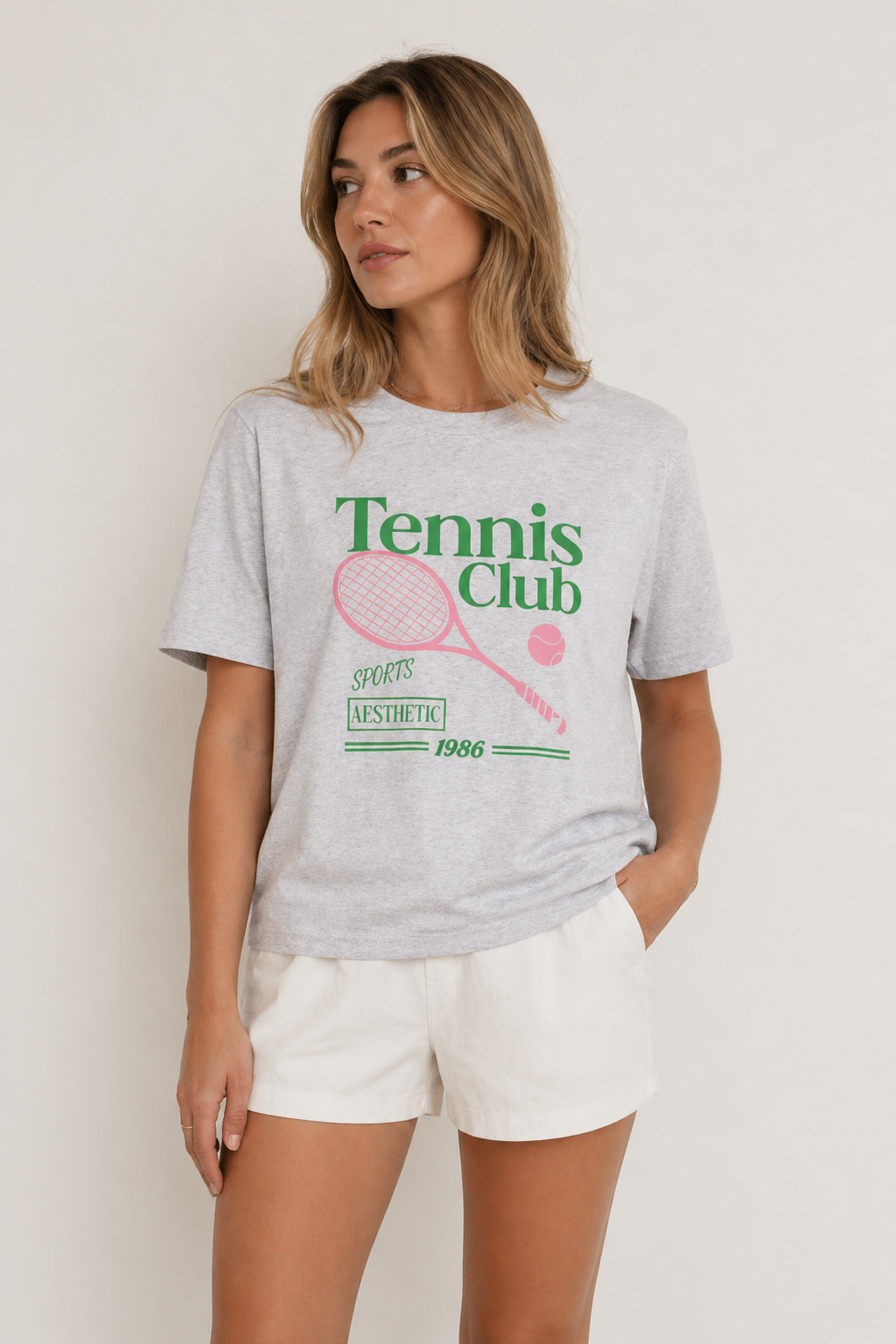 Tennis Club Cotton Blend T-Shirt