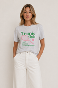 Tennis Club Cotton Blend T-Shirt