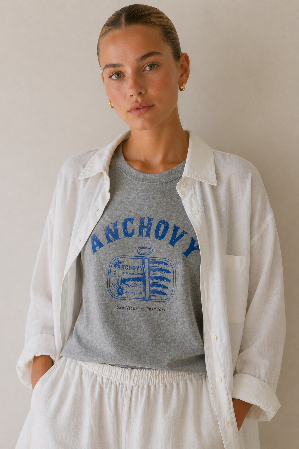 Anchovy Cotton Blend T-Shirt