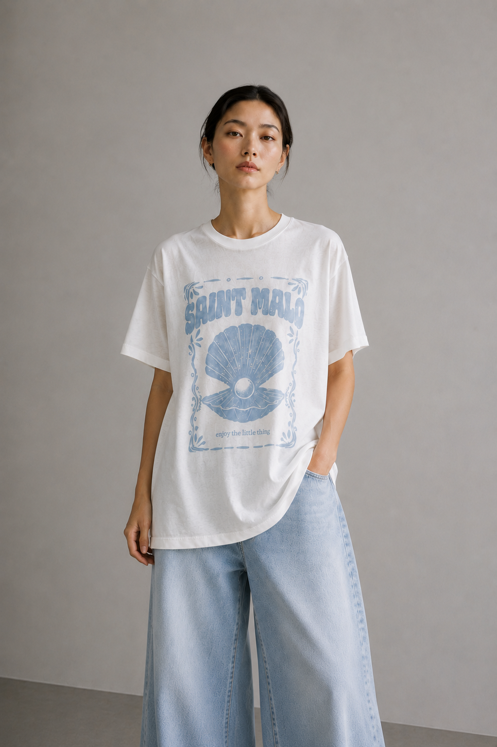 Saint Malo Shell Cotton T-Shirt