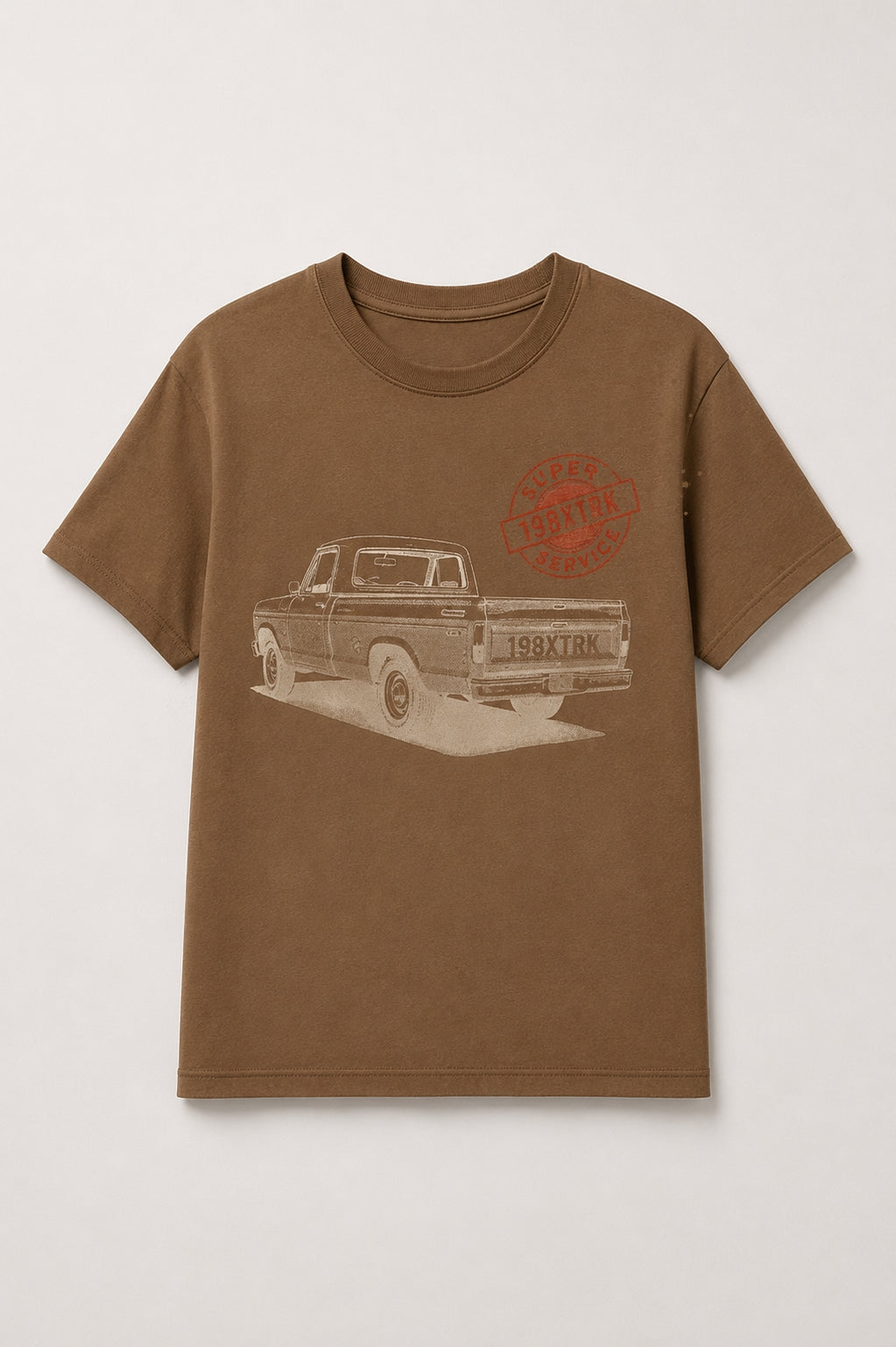 Vintage Truck Graphic Cotton T-Shirt