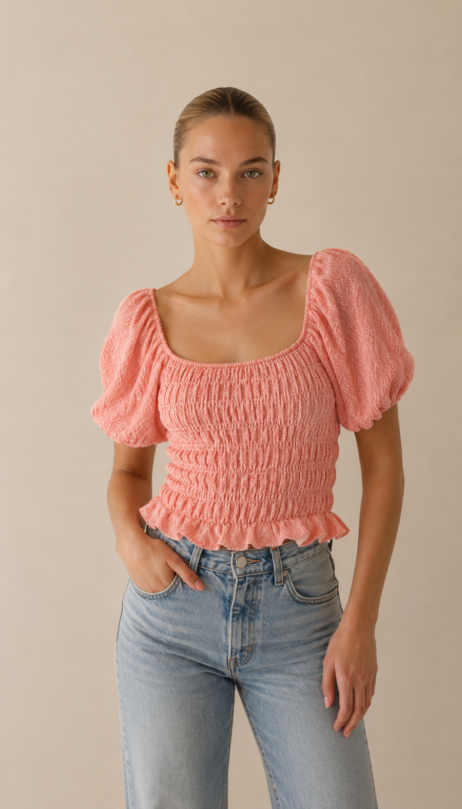 Rosalie Smocked Top