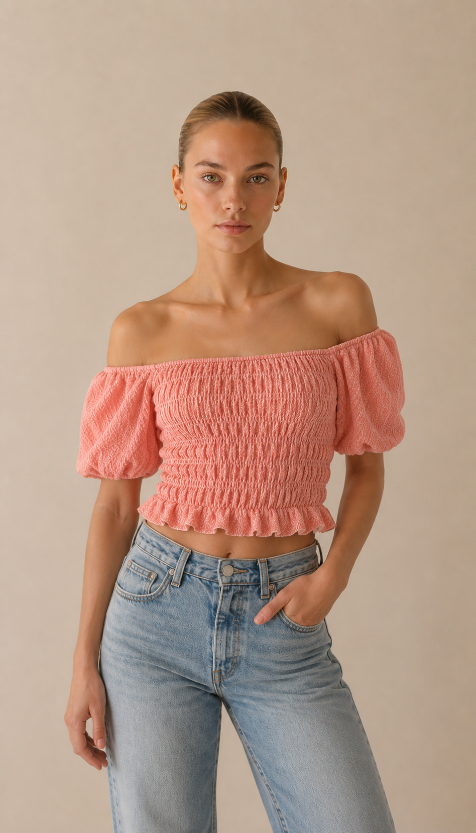 Rosalie Smocked Top
