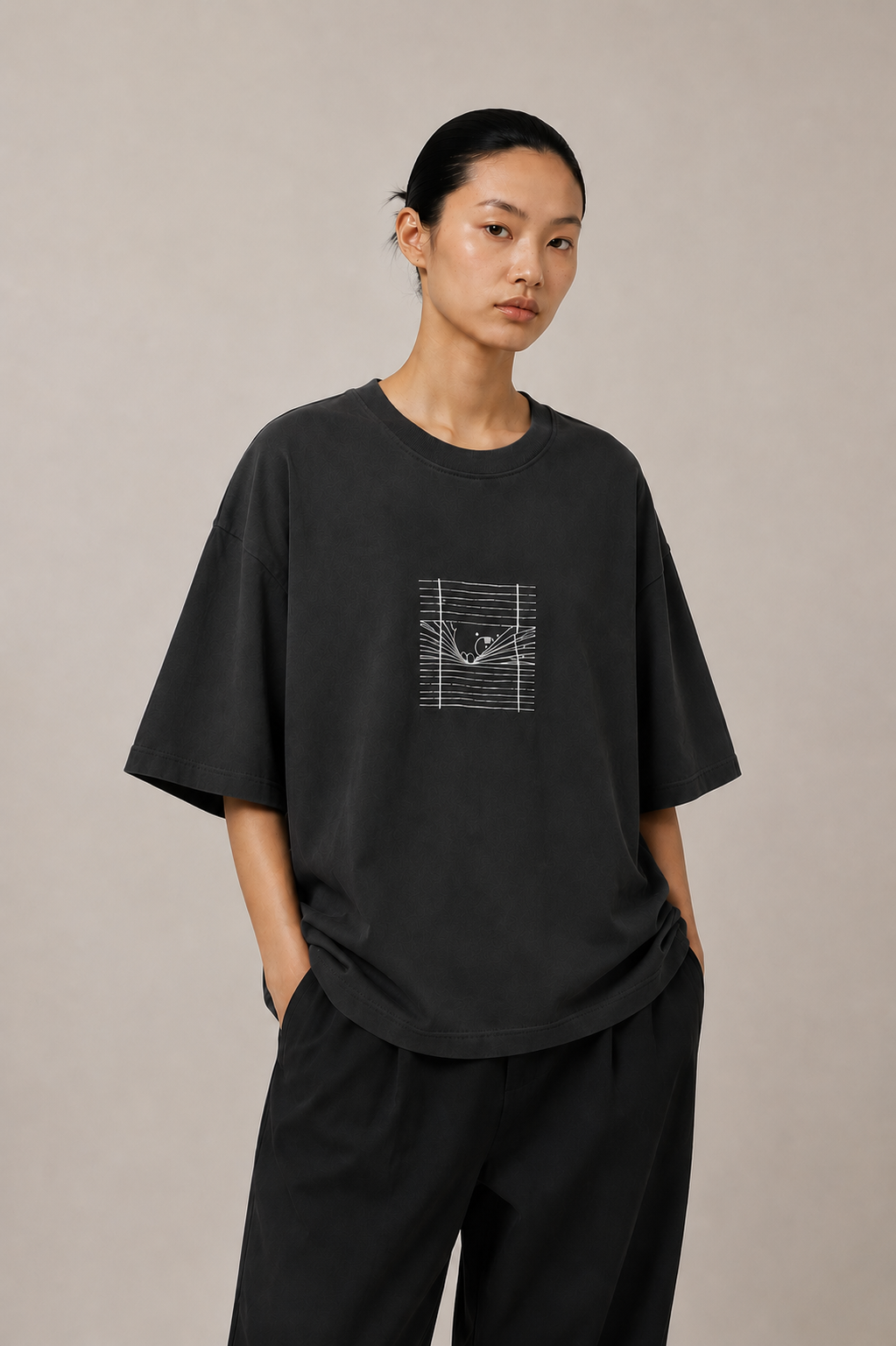 Peekaboo Bear Oversized T-Shirt